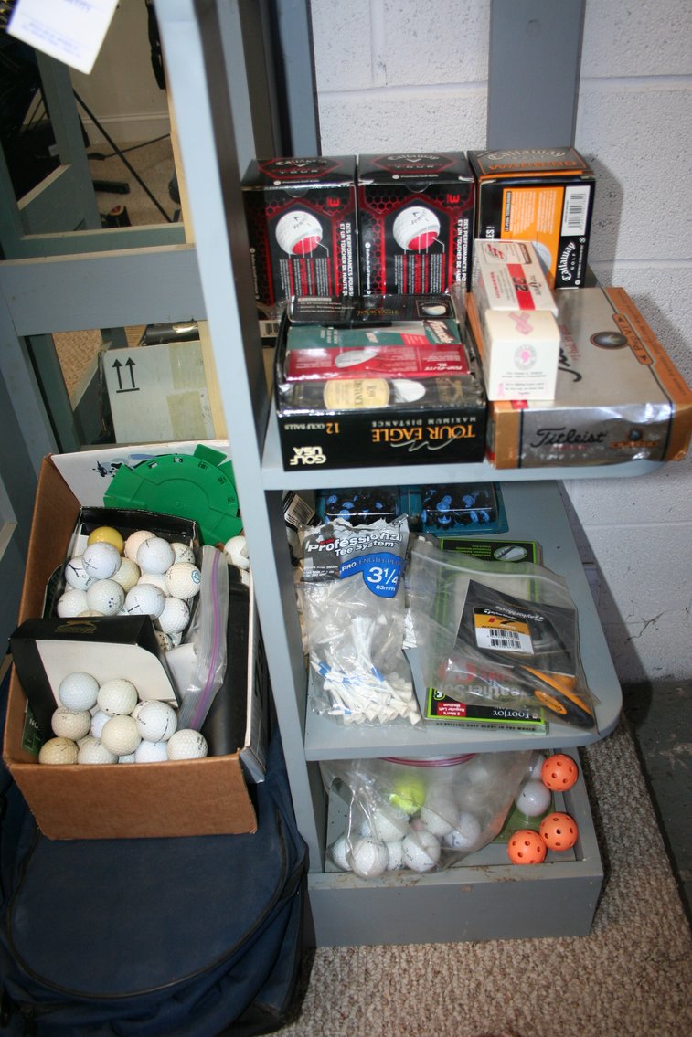 Image for Club Stand, Golf Balls, Tees