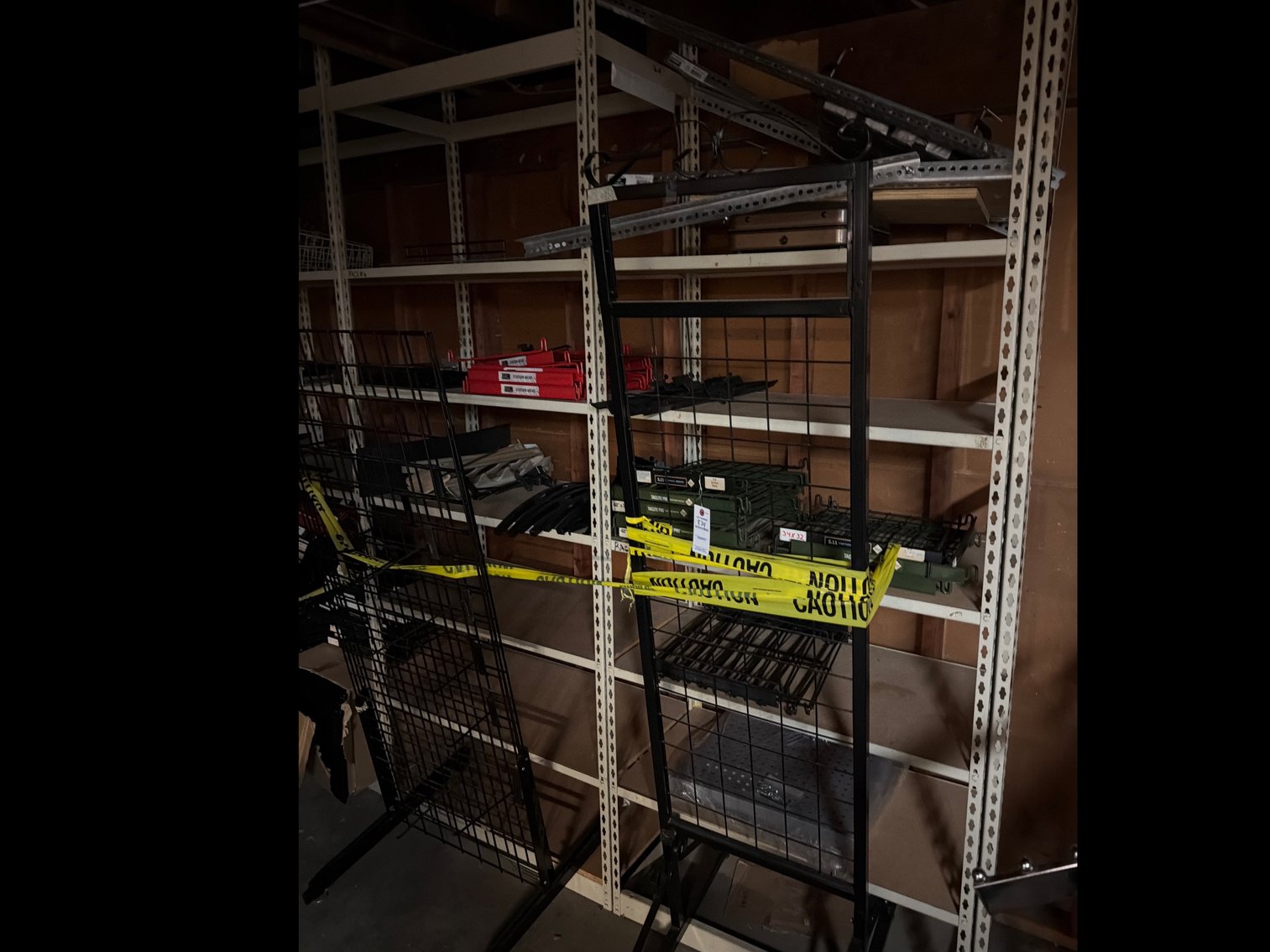 Image for Display racks and contents of shelf