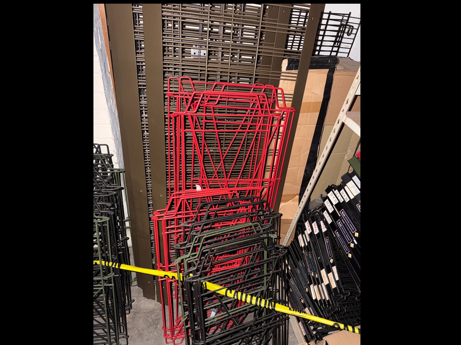 Image for Display racks and contents of shelf