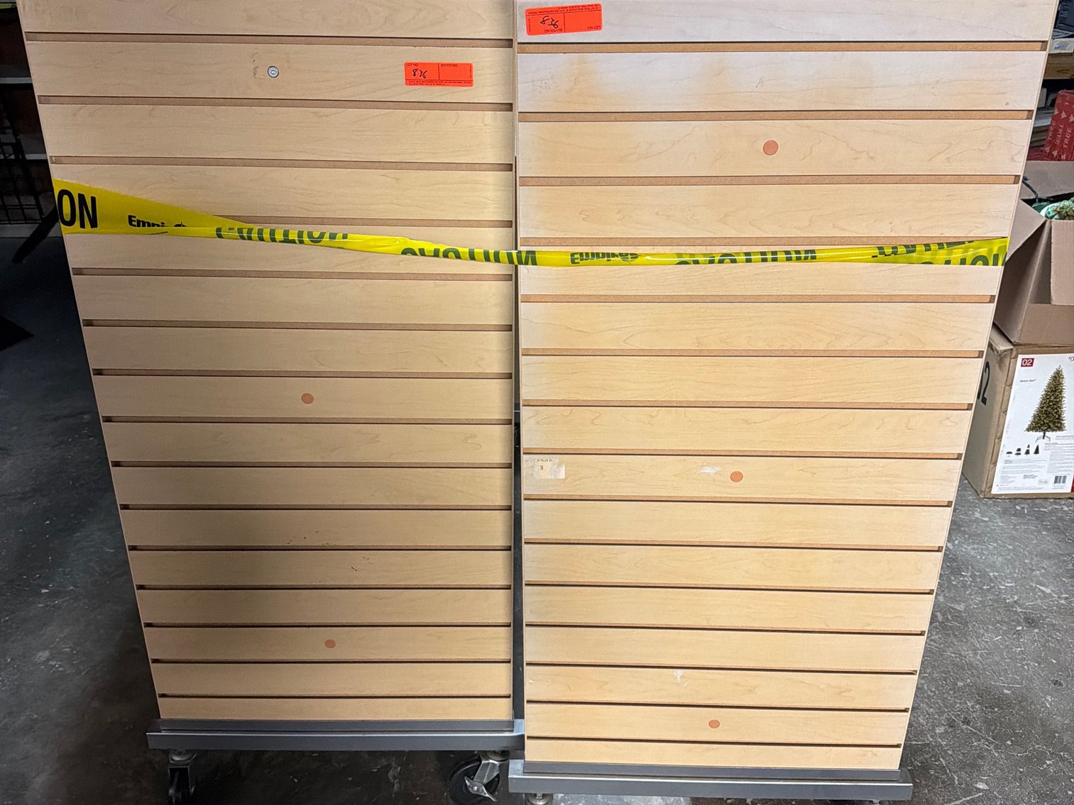 Image for Three wood display racks