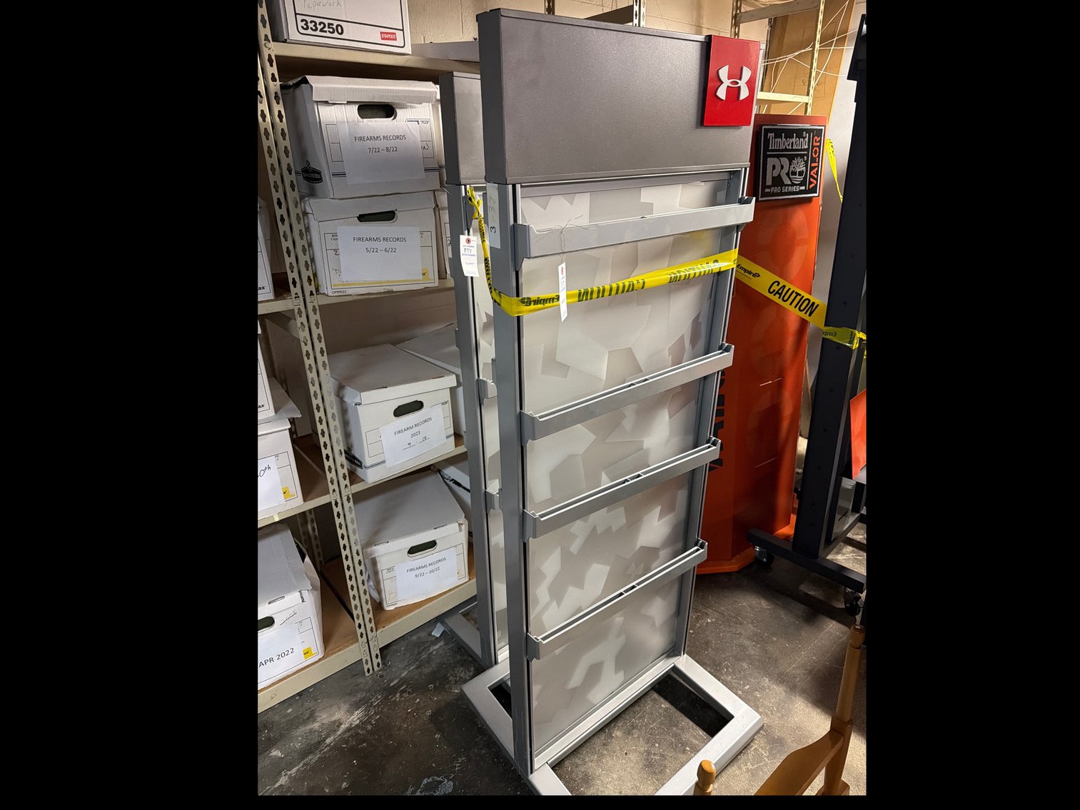 Image for Two under Armour display racks