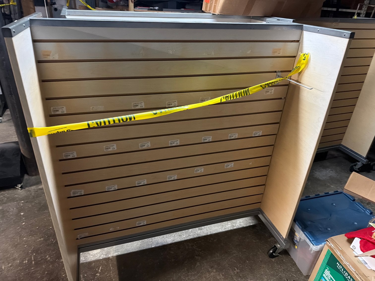 Image for Three wood display racks