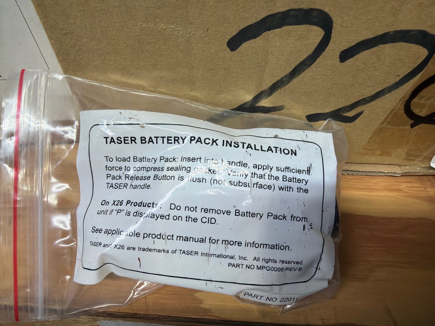 Image for Taser Supplies