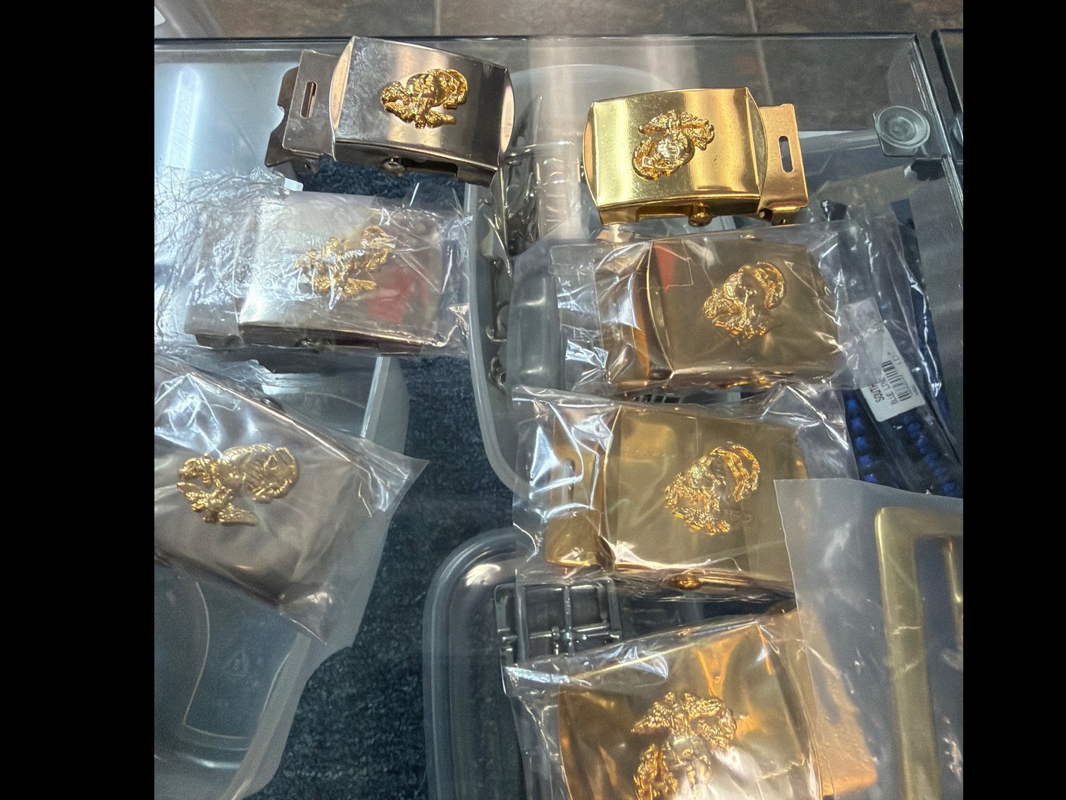 Image for Contents of Glass display case