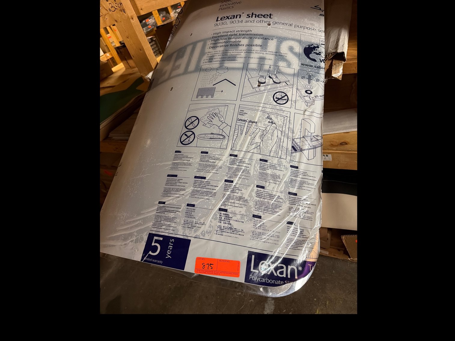 Image for Lexan police shield