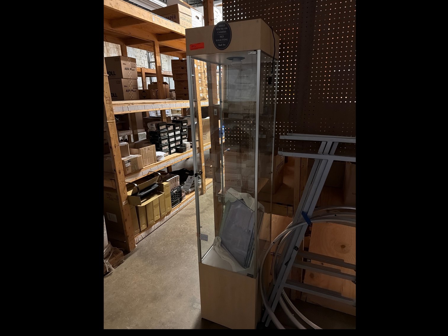 Image for Glass display case