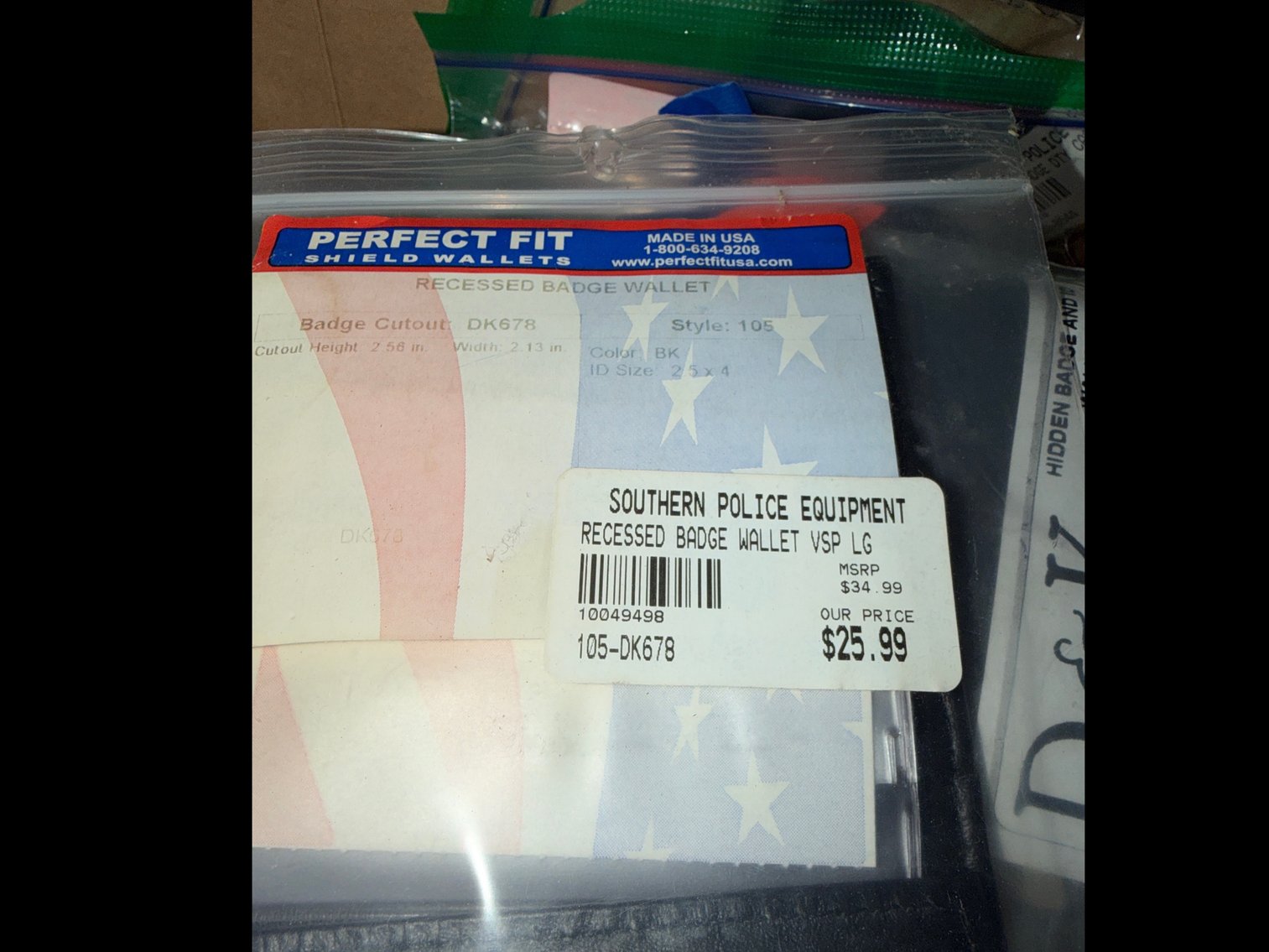 Image for Perfect fit recessed badge wallet