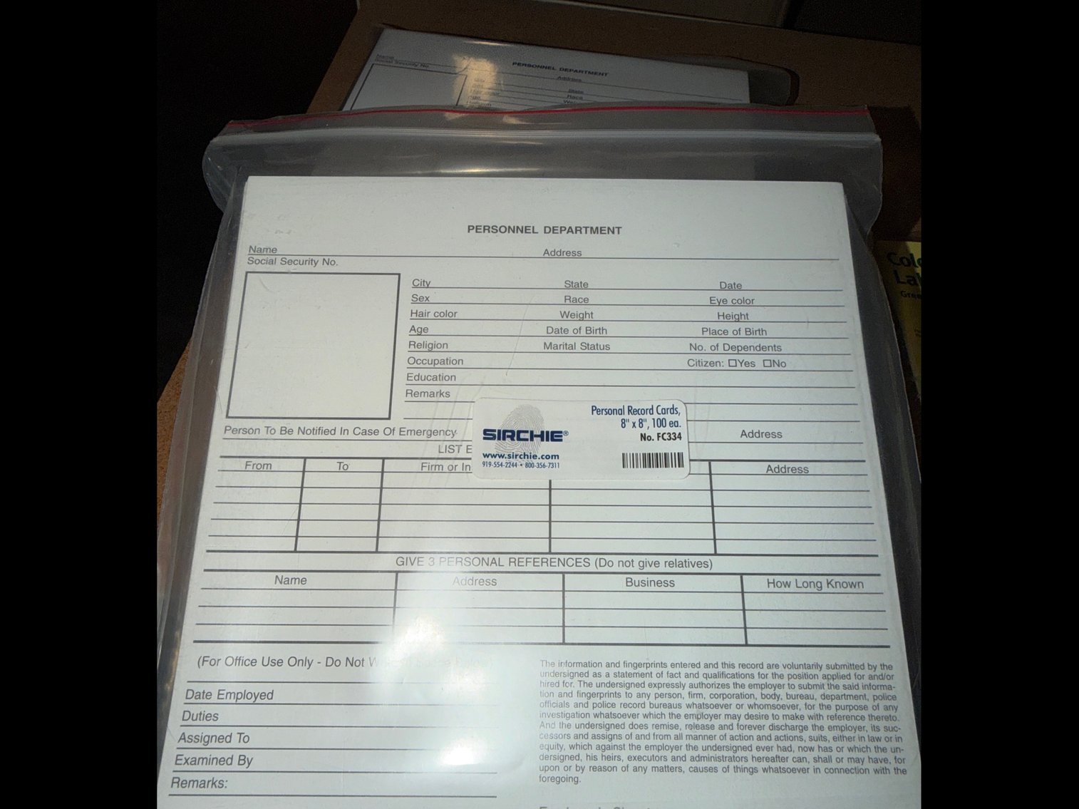 Image for Evidence collection kits