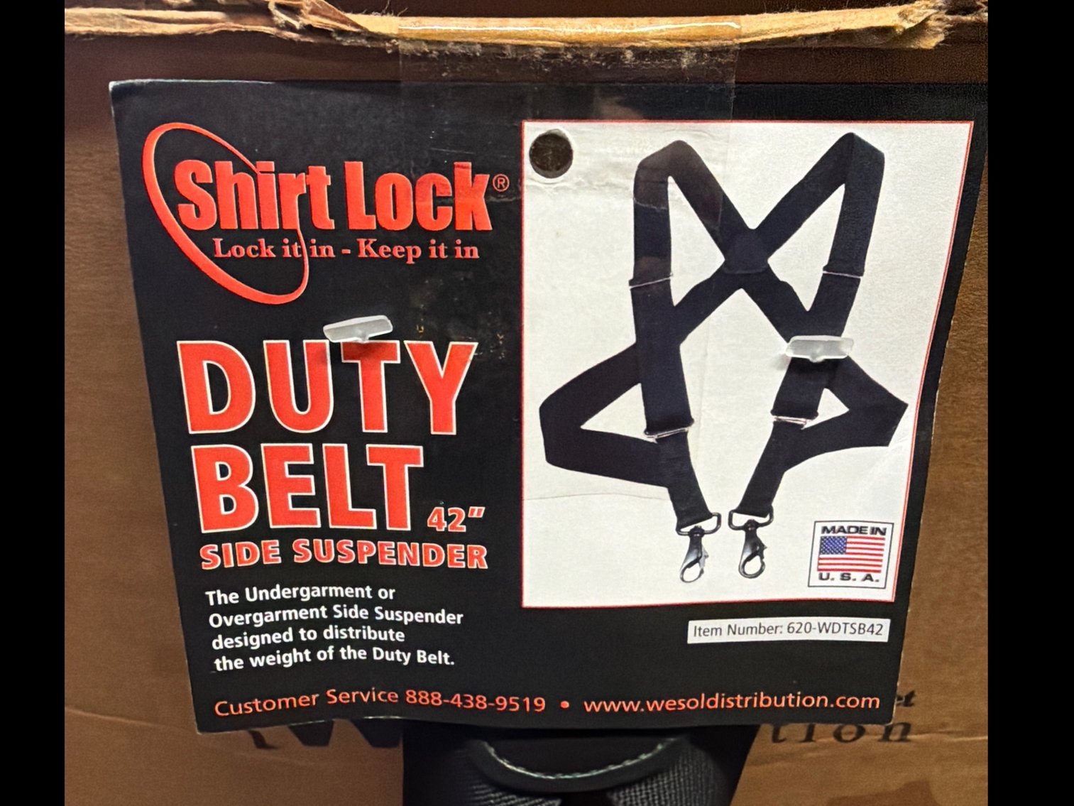 Image for Duty belt side, suspenders