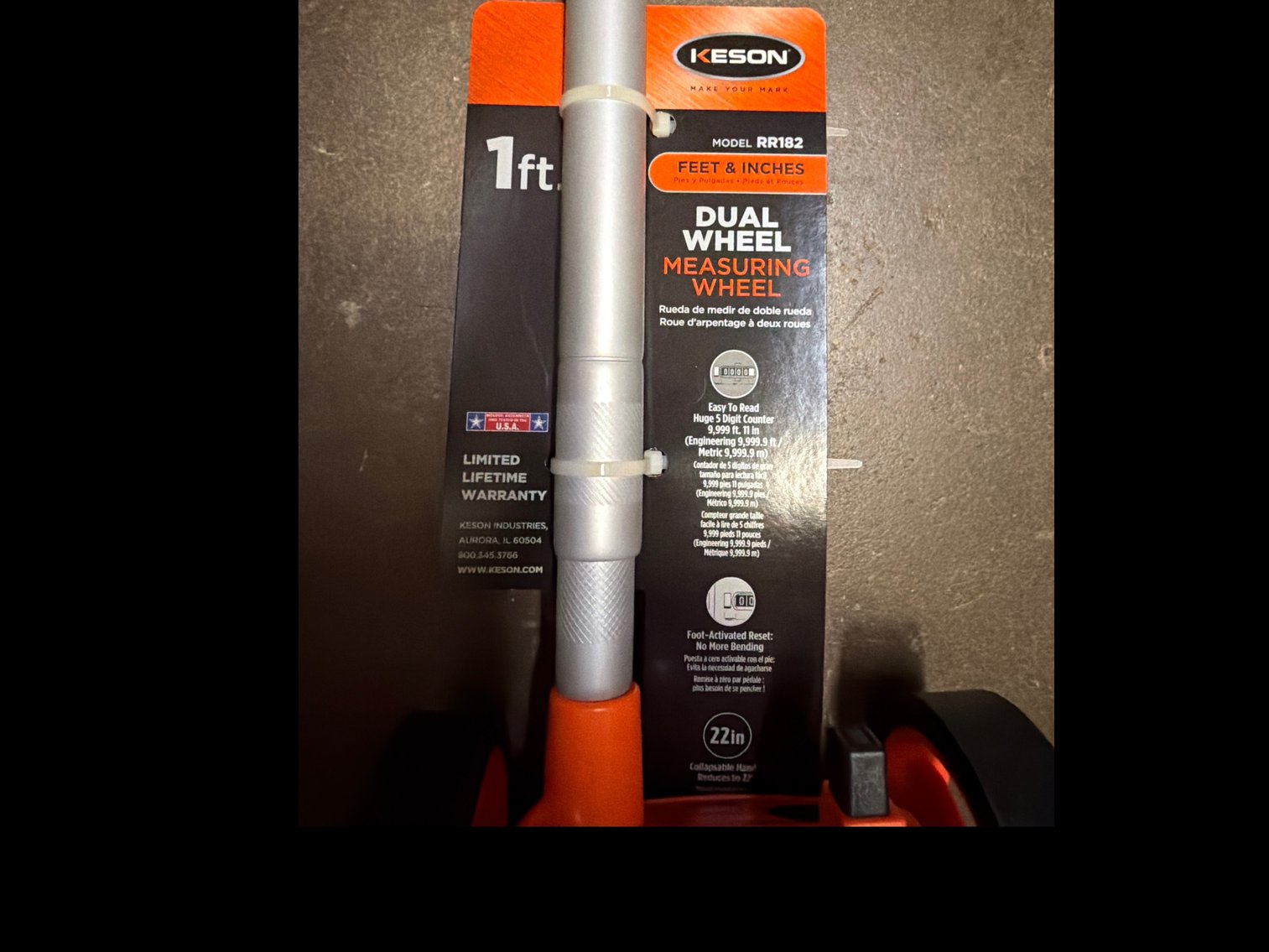 Image for Keson Dual wheel measuring wheel