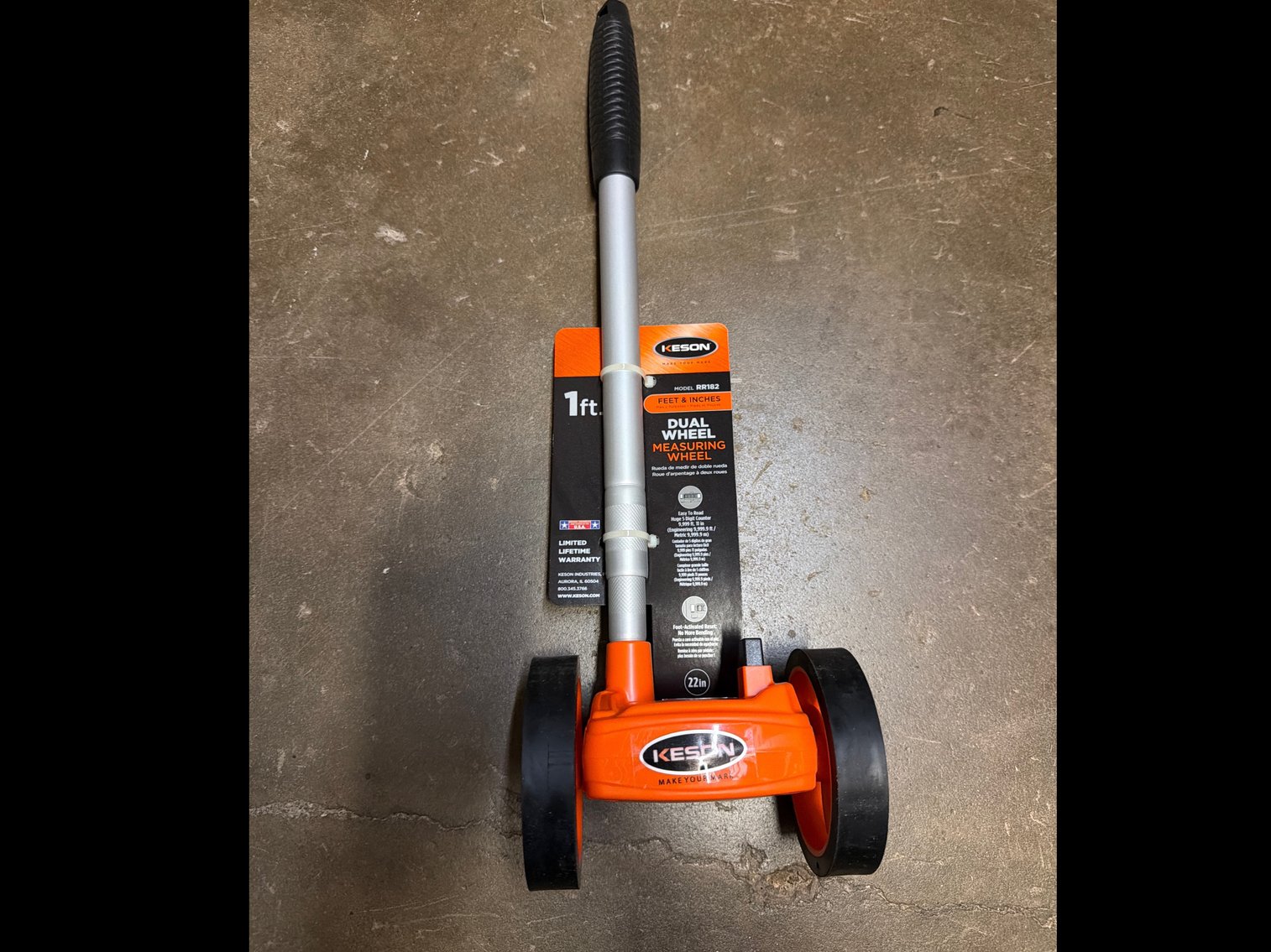 Image for Keson Dual wheel measuring wheel