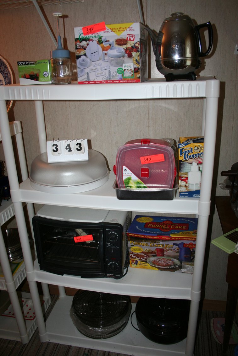 Image for Toaster oven, kitchen items, shelf