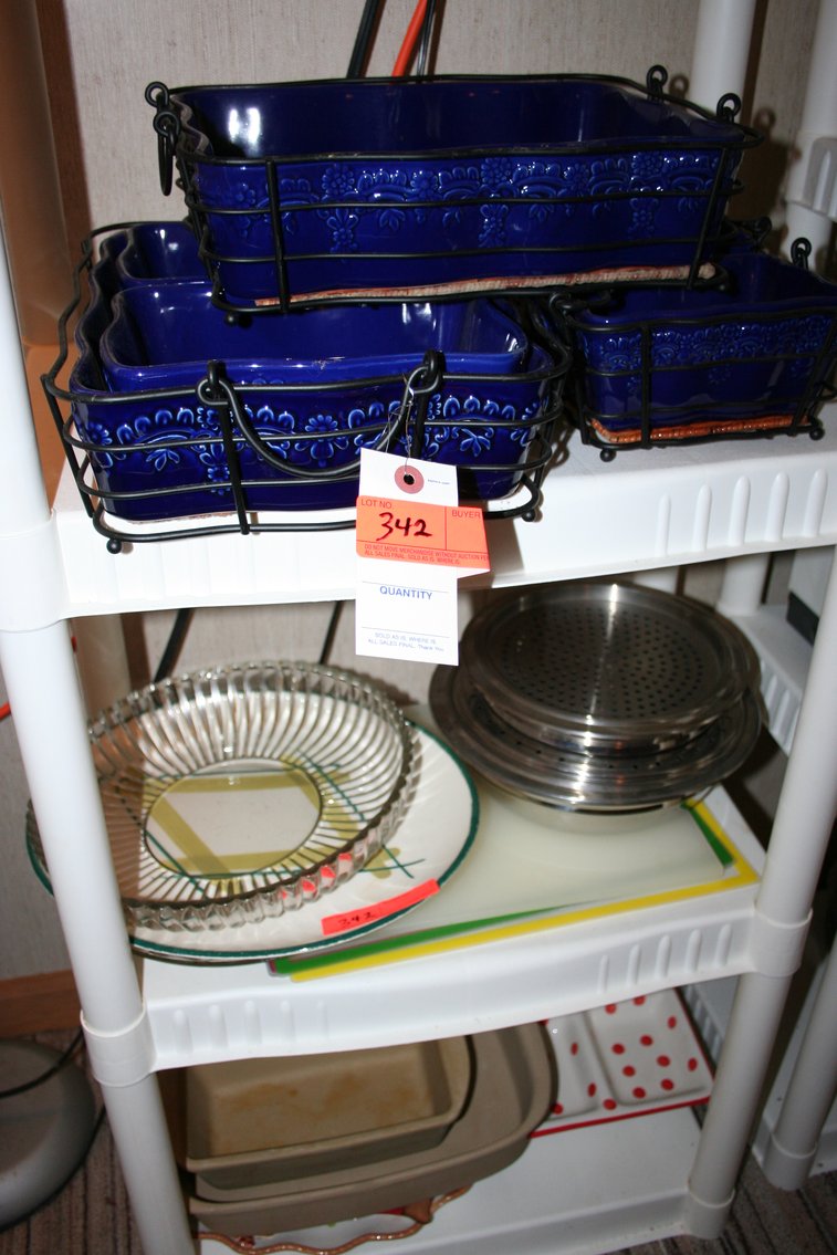 Image for Platters, baking dishes, shelf