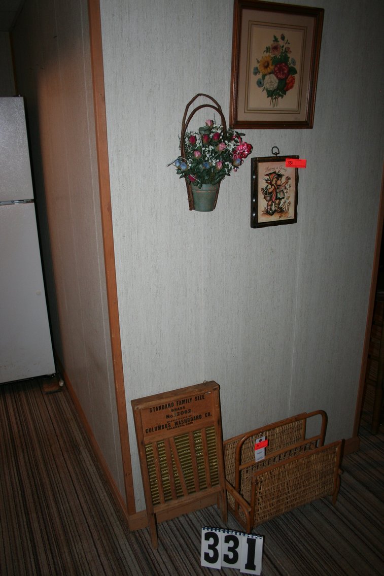 Image for Wash board, magizine rack, pictures