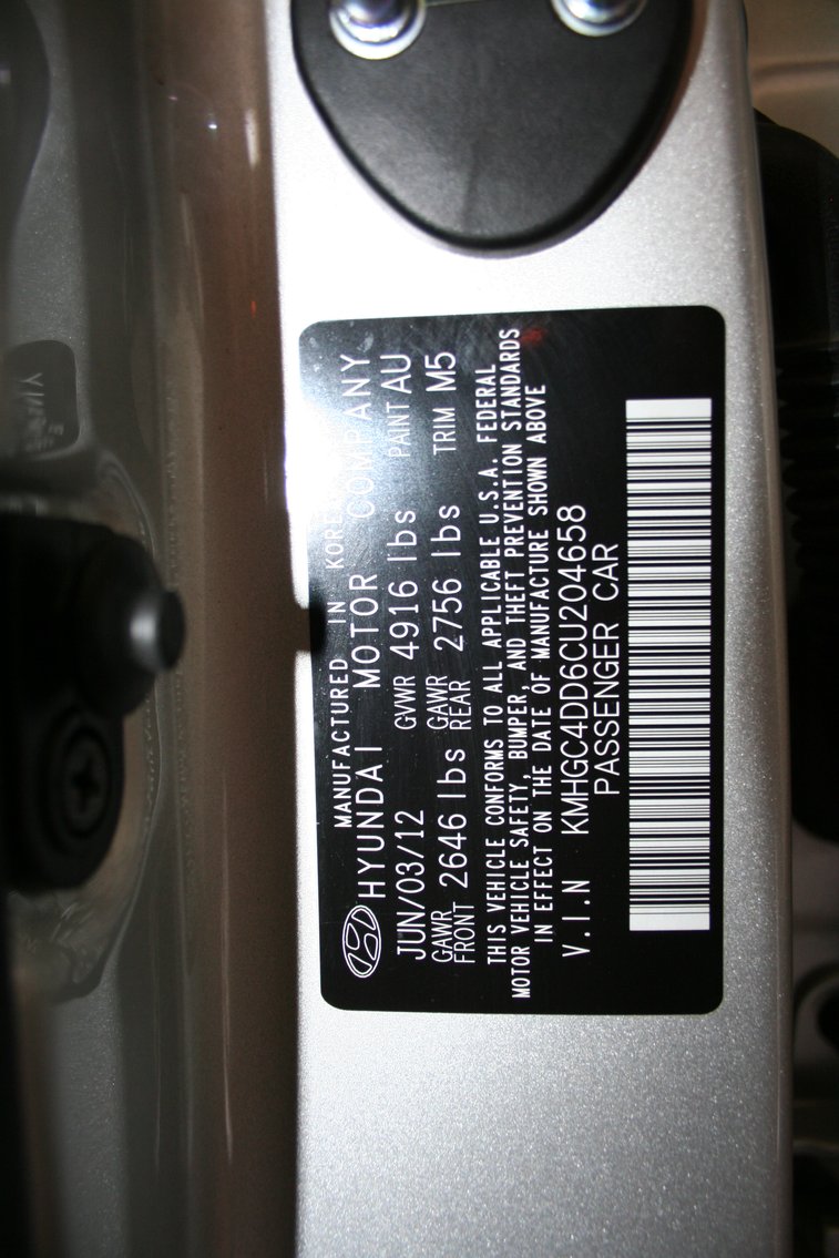 Image for 2012 Hyundai Genesis