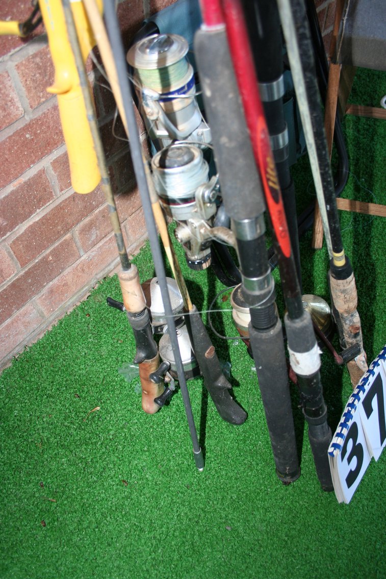 Image for Fishing poles Zebco, misc, folding seats 50