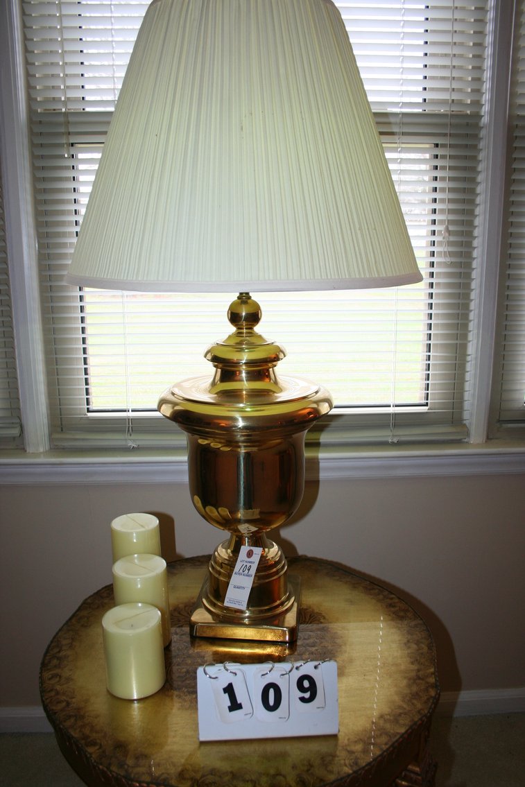 Image for Brass table lamp