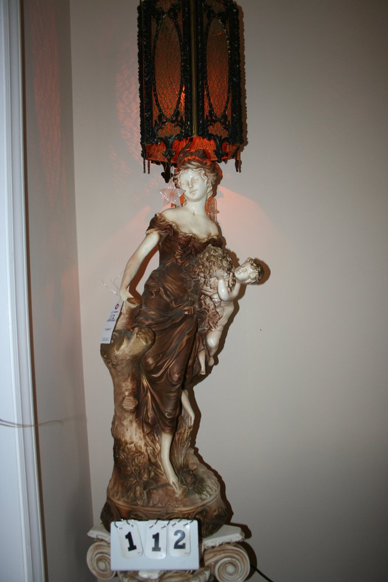 Image for Vintage figural style lamp