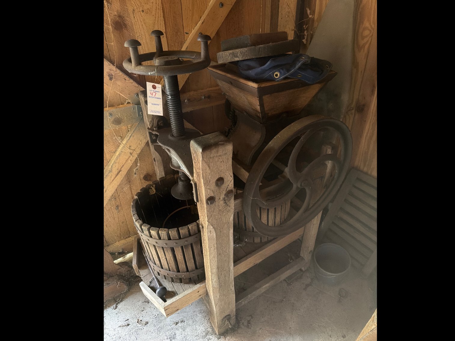 Image for Antique cider press and mill