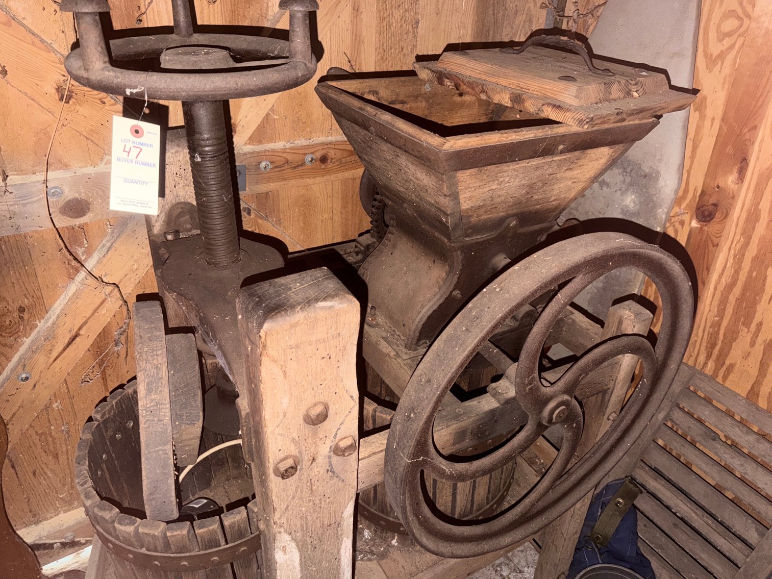 Image for Antique cider press and mill