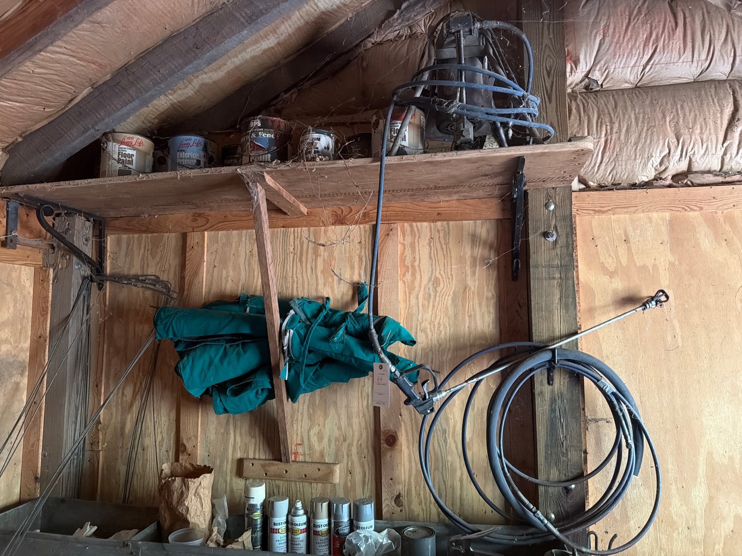 Image for Paint sprayer and contents of shelf
