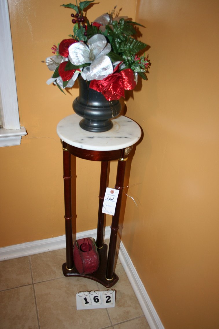 Image for Marble top plant stand
