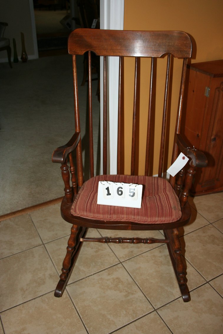 Image for Vintage wood rocking chair