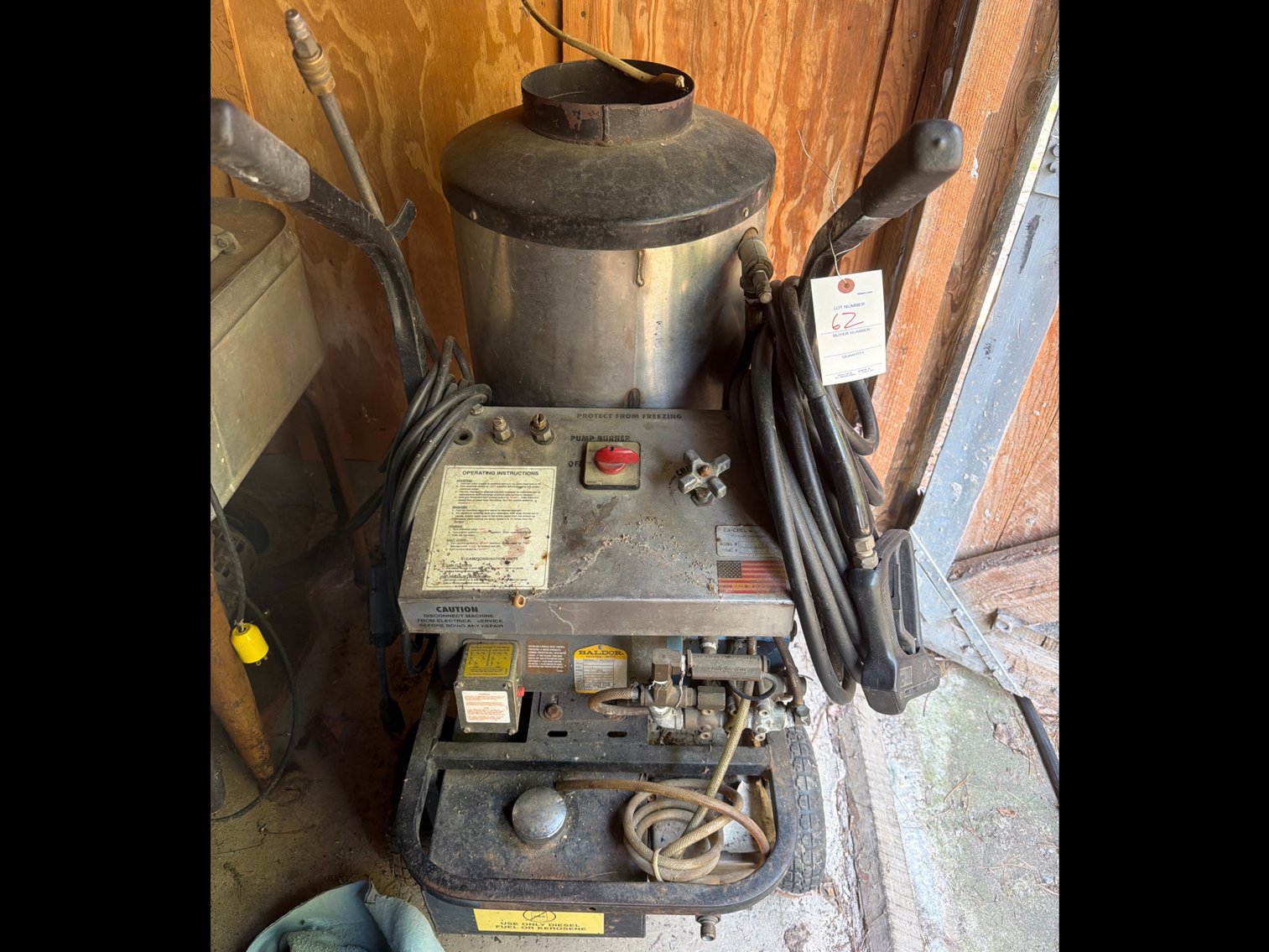 Image for Hot water pressure washer