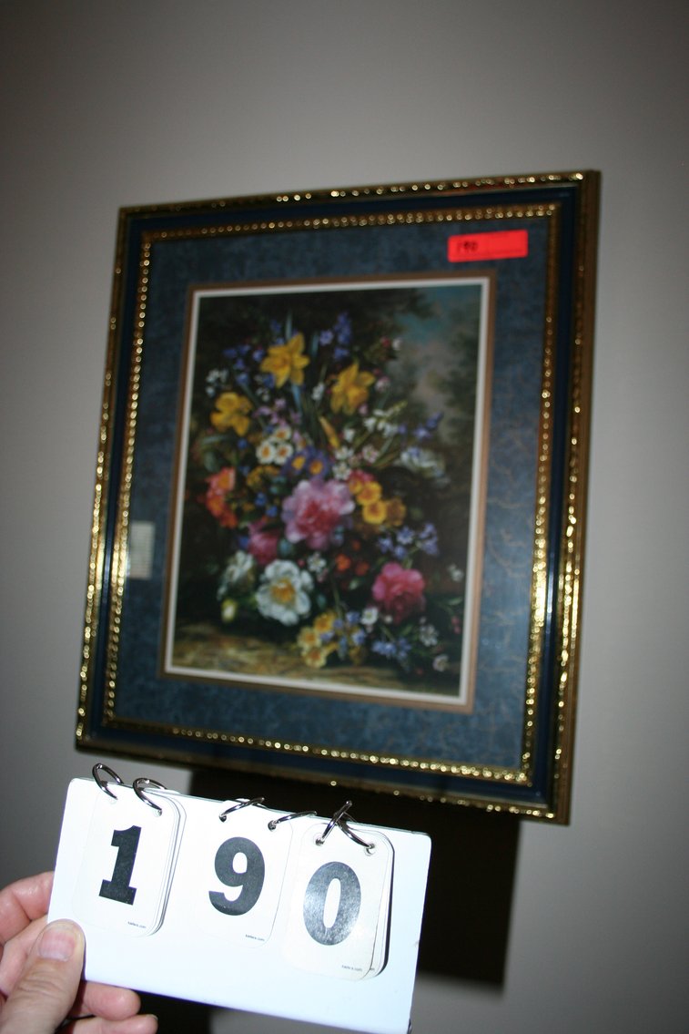 Image for Floral Print - Gold Gilded Frame