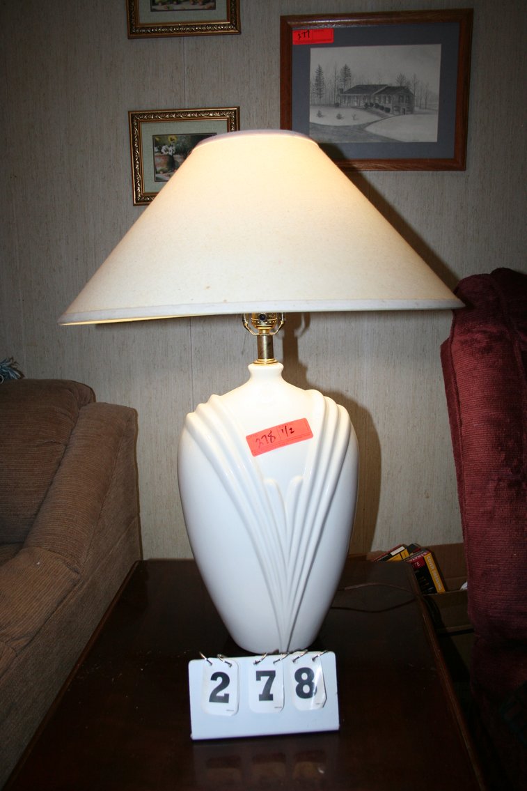 Image for 1980's pottery table lamps  (2)