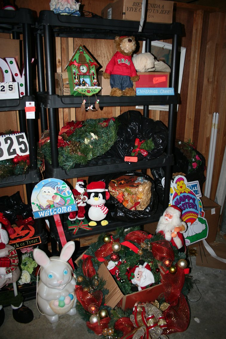 Image for Large Christmas decorations & shelving  (2)