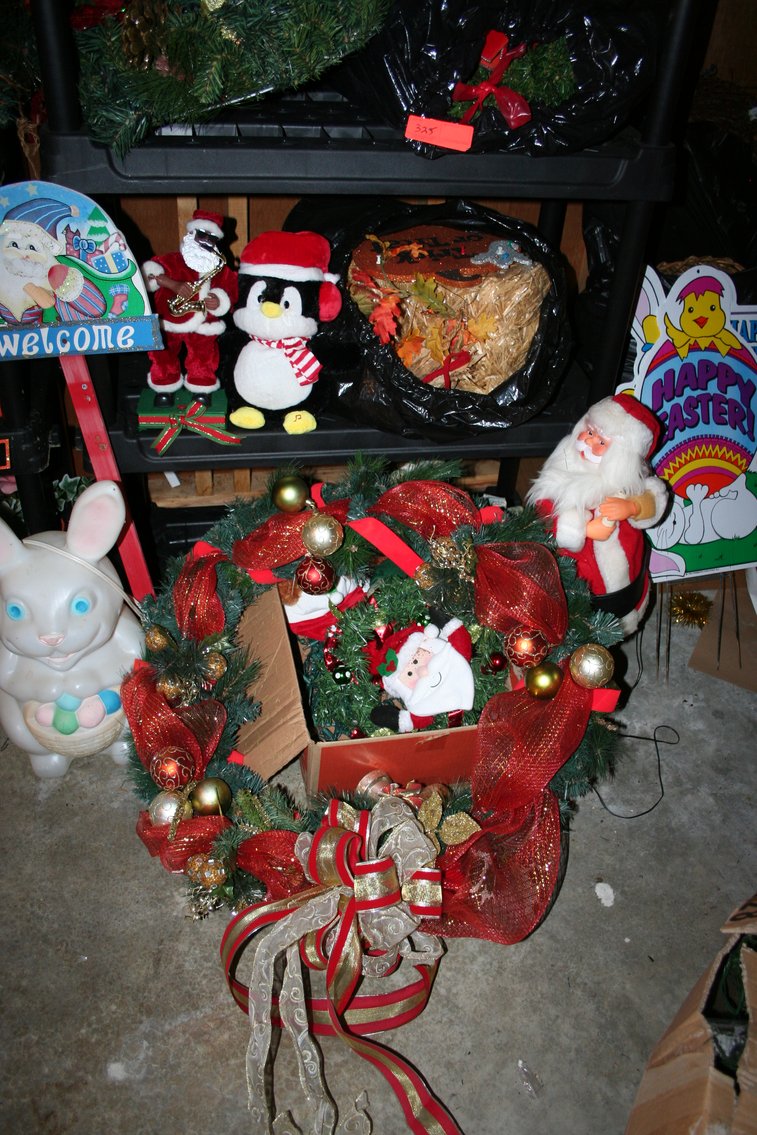 Image for Large Christmas decorations & shelving  (2)