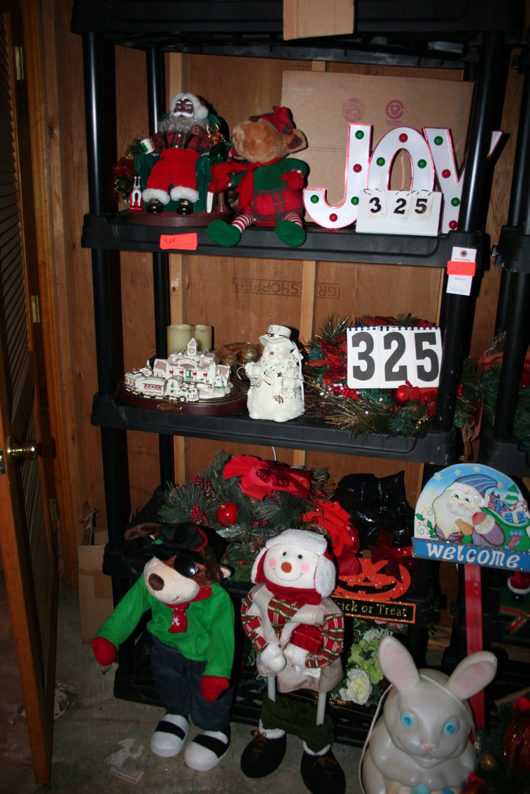 Image for Large Christmas decorations & shelving  (2)