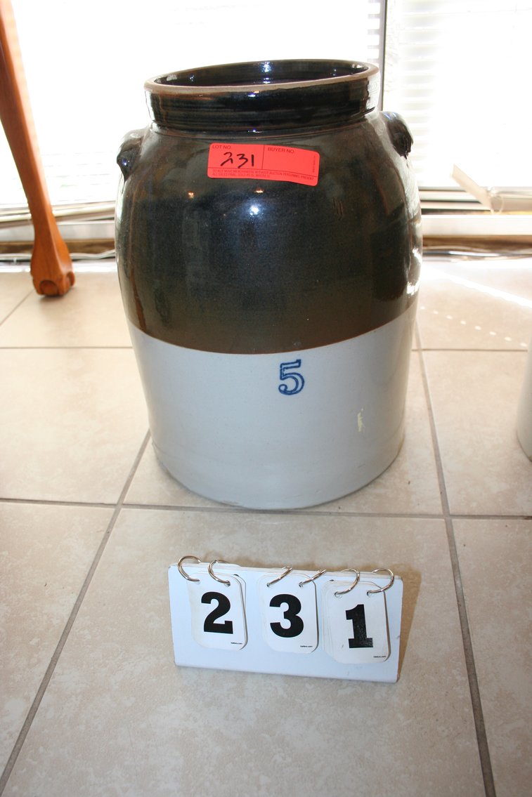 Image for 5 gallon stone crock  (Nice)