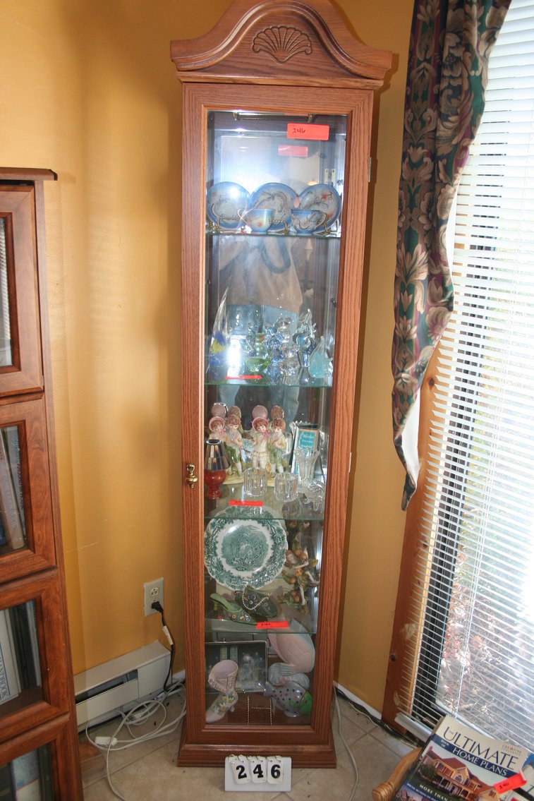 Image for Curio cabinet ONLY, light, 75