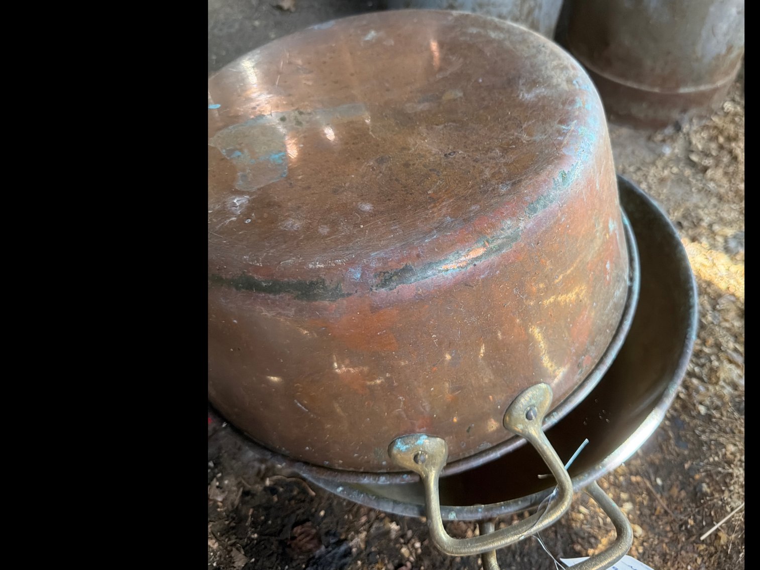 Image for Two copper wash tubs