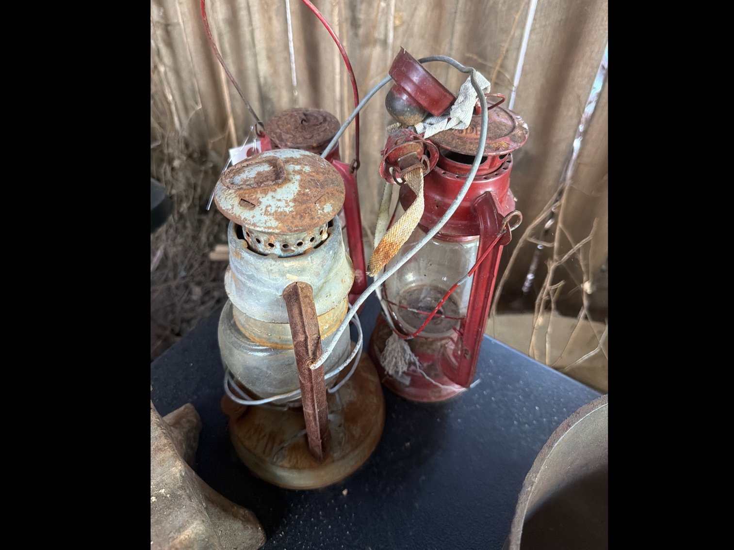Image for Three kerosene lamps