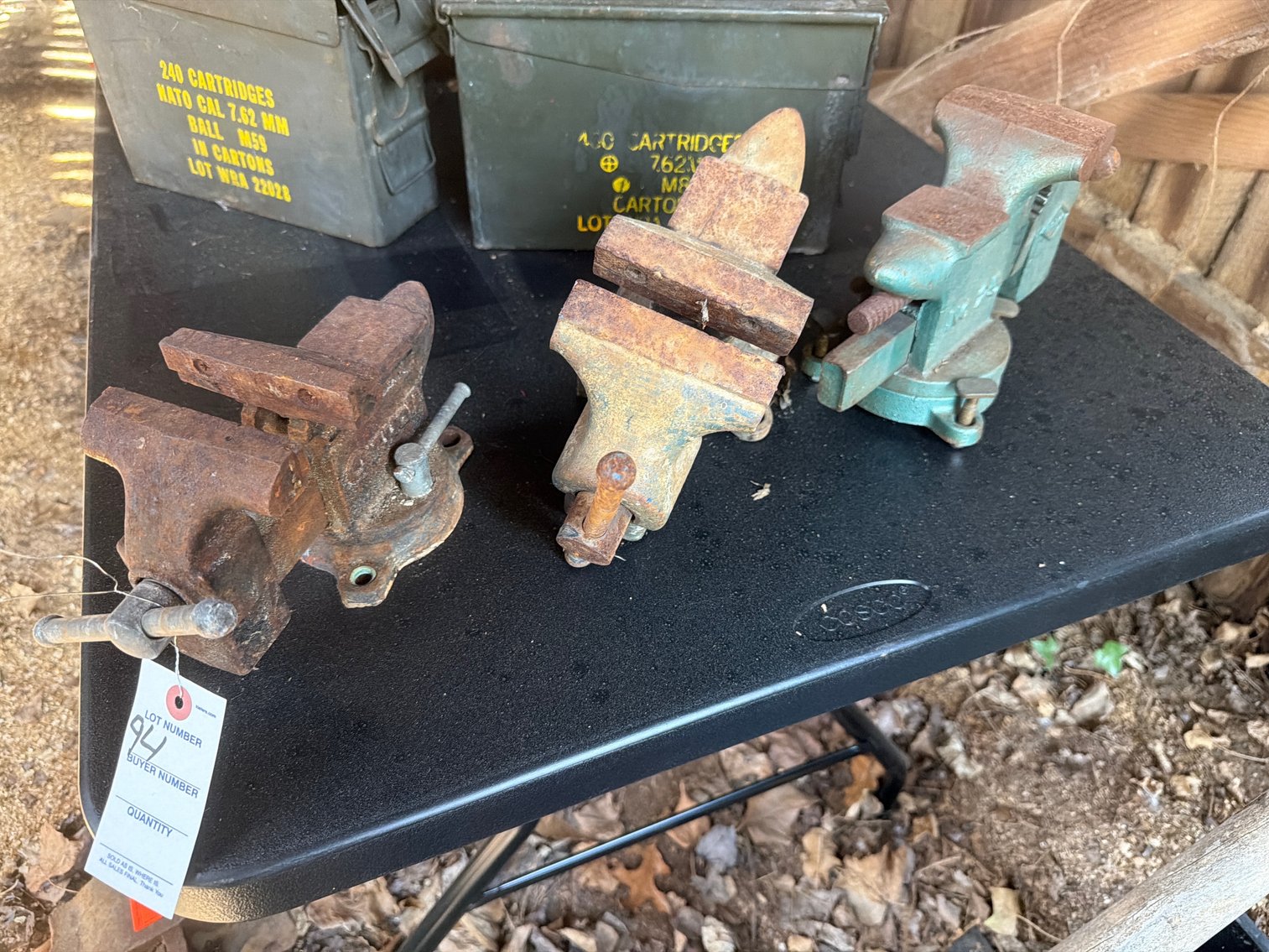 Image for Three bench vices