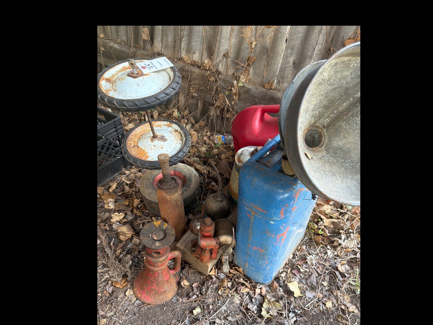 Image for Vintage jacks and oil cans