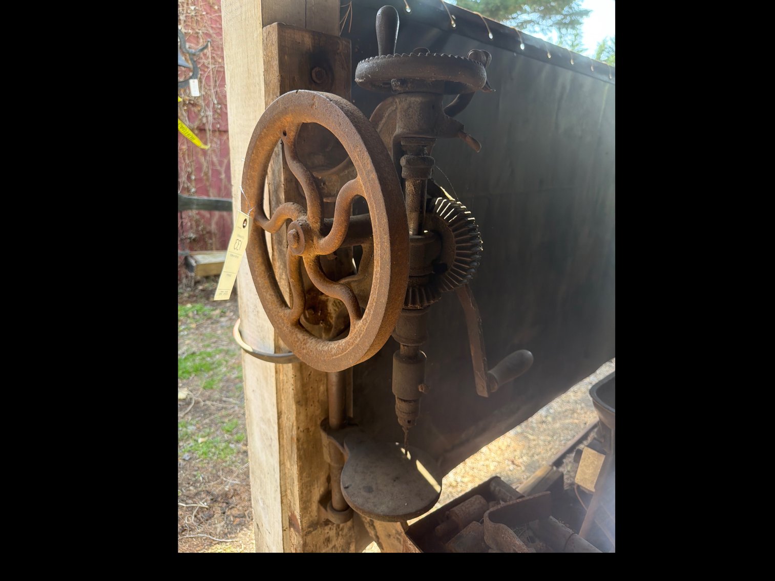 Image for Vintage wall mounted drill press