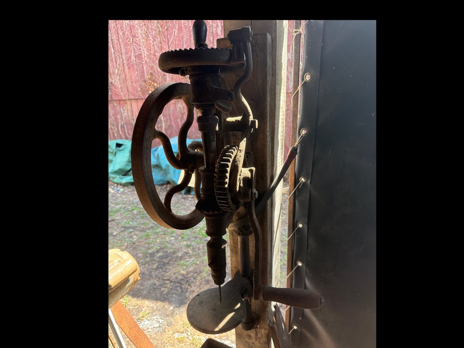 Image for Vintage wall mounted drill press