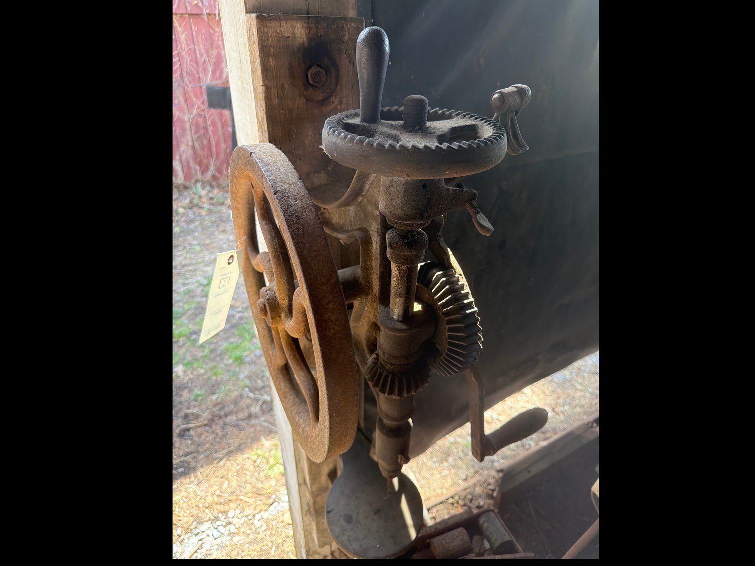 Image for Vintage wall mounted drill press