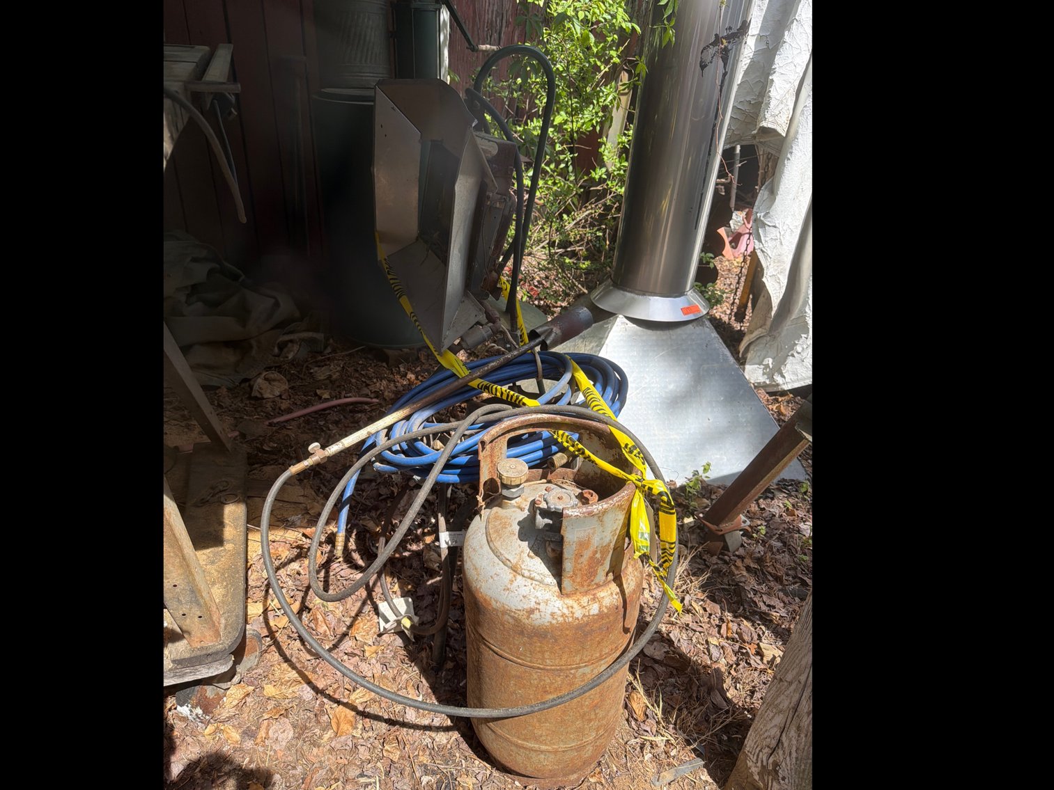 Image for Propane cooker, heater, and tank
