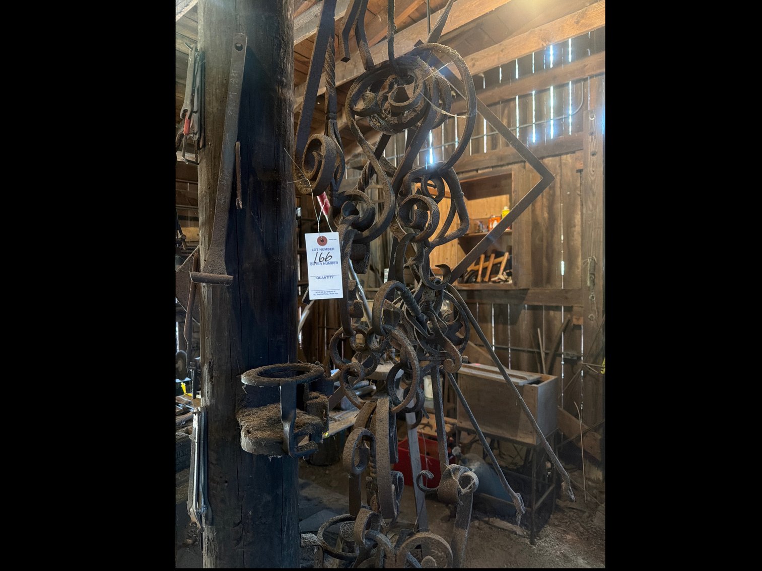 Image for Items hanging on pole