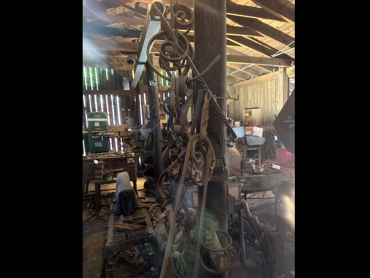 Image for Items hanging on pole