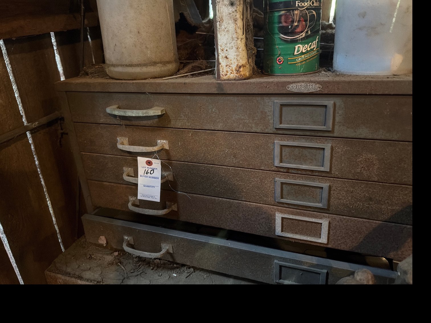 Image for Empty cabinets and items hanging on the wall