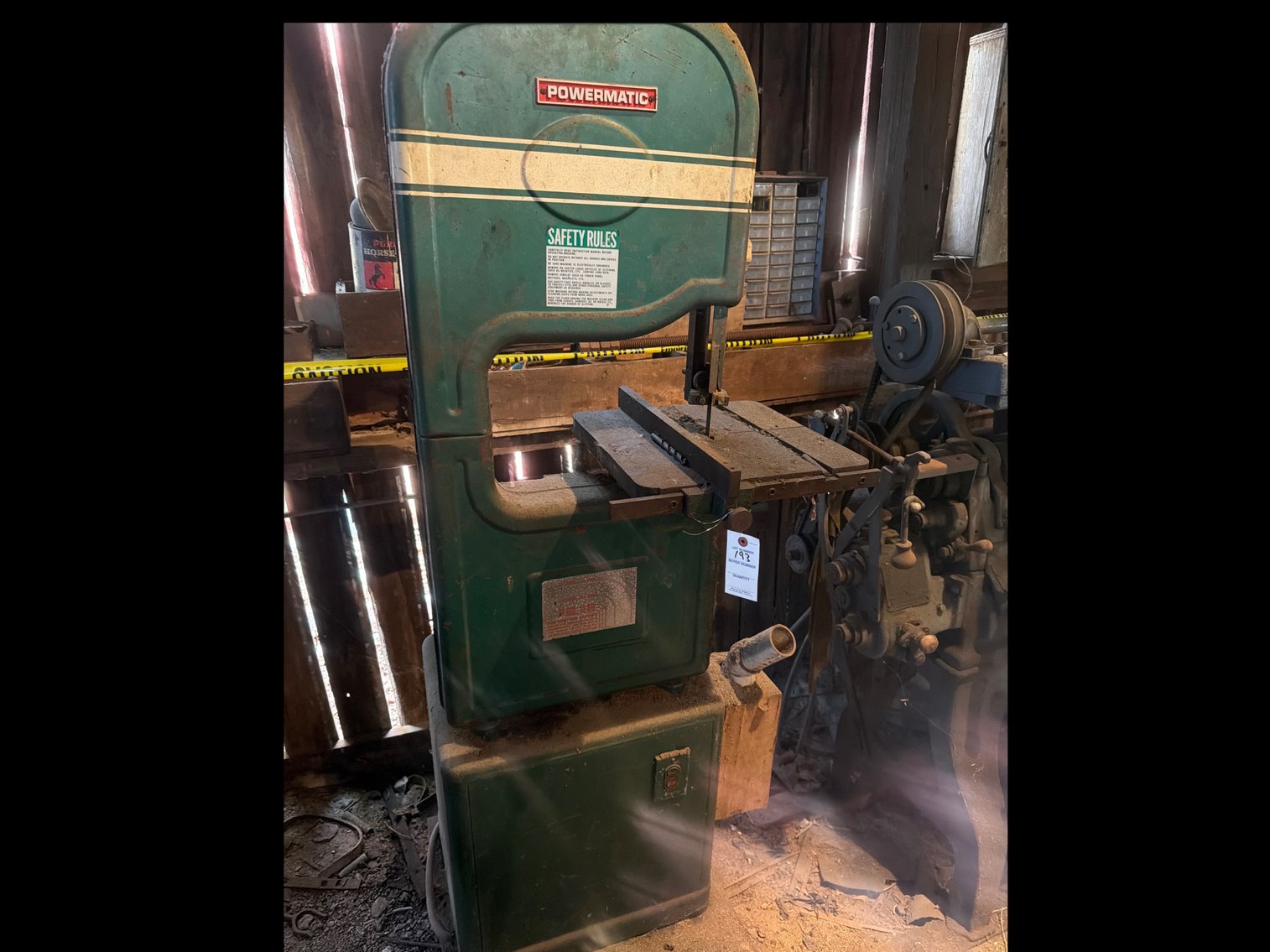 Image for Powermatic bandsaw