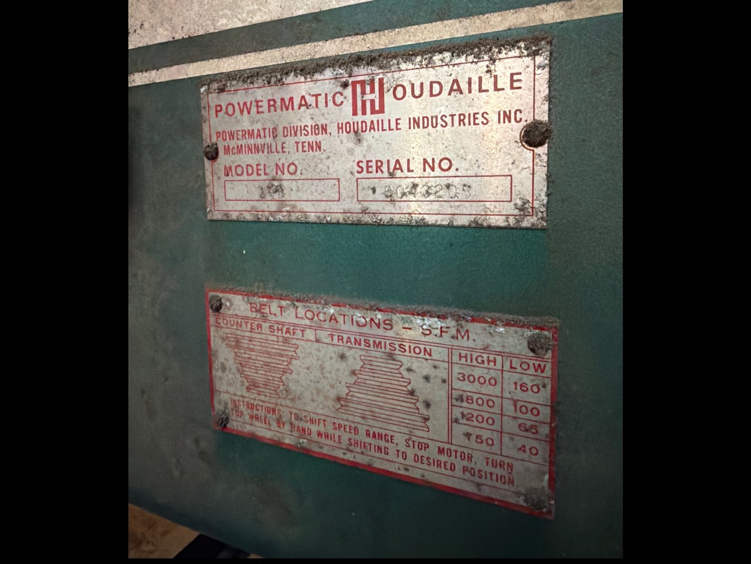 Image for Powermatic bandsaw