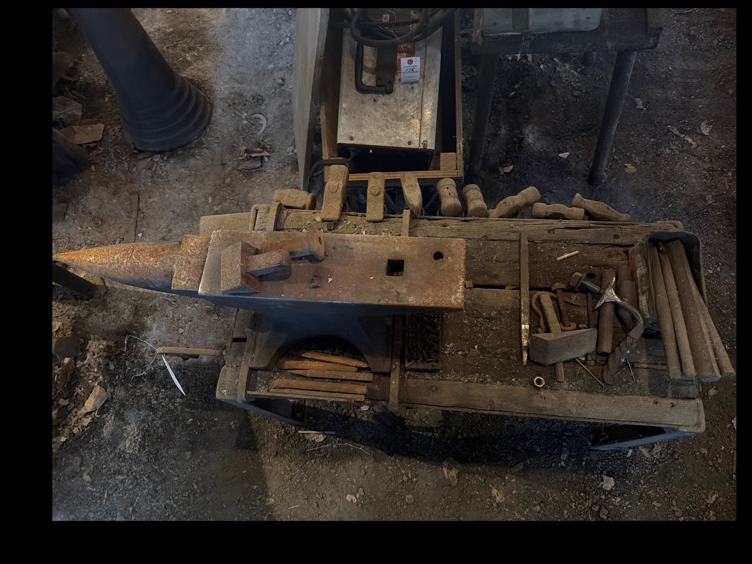 Image for Peter Wright Anvil, bench and tools