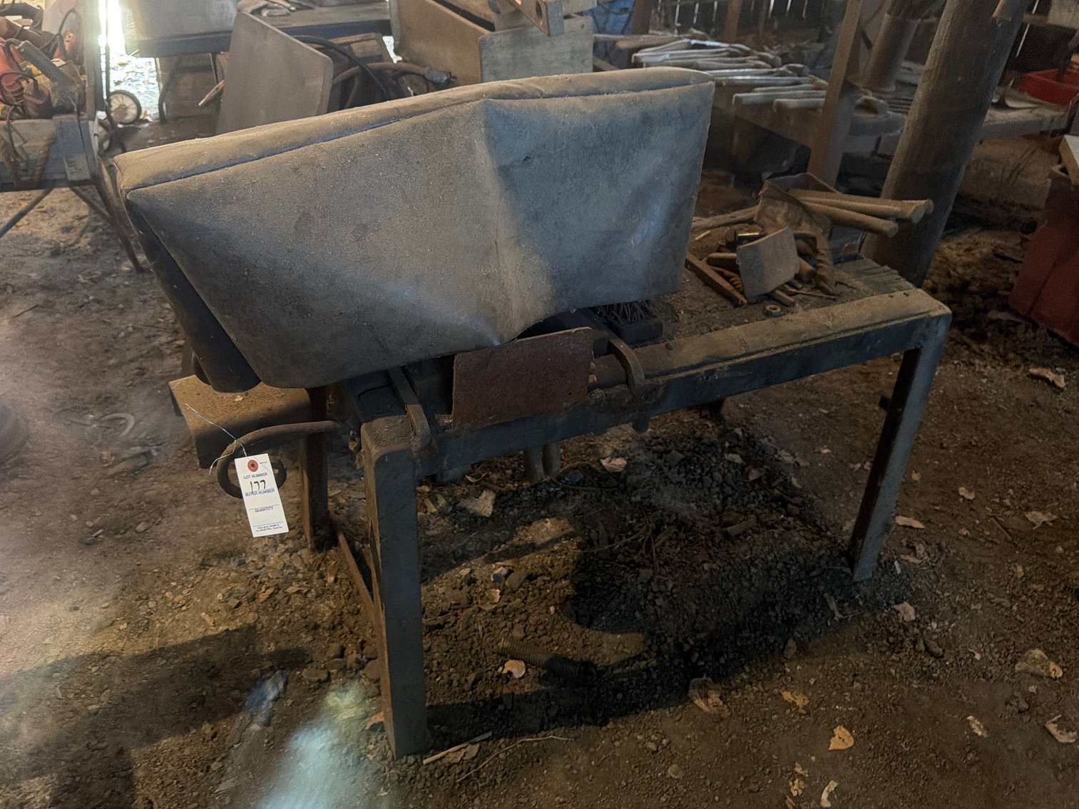 Image for Peter Wright Anvil, bench and tools